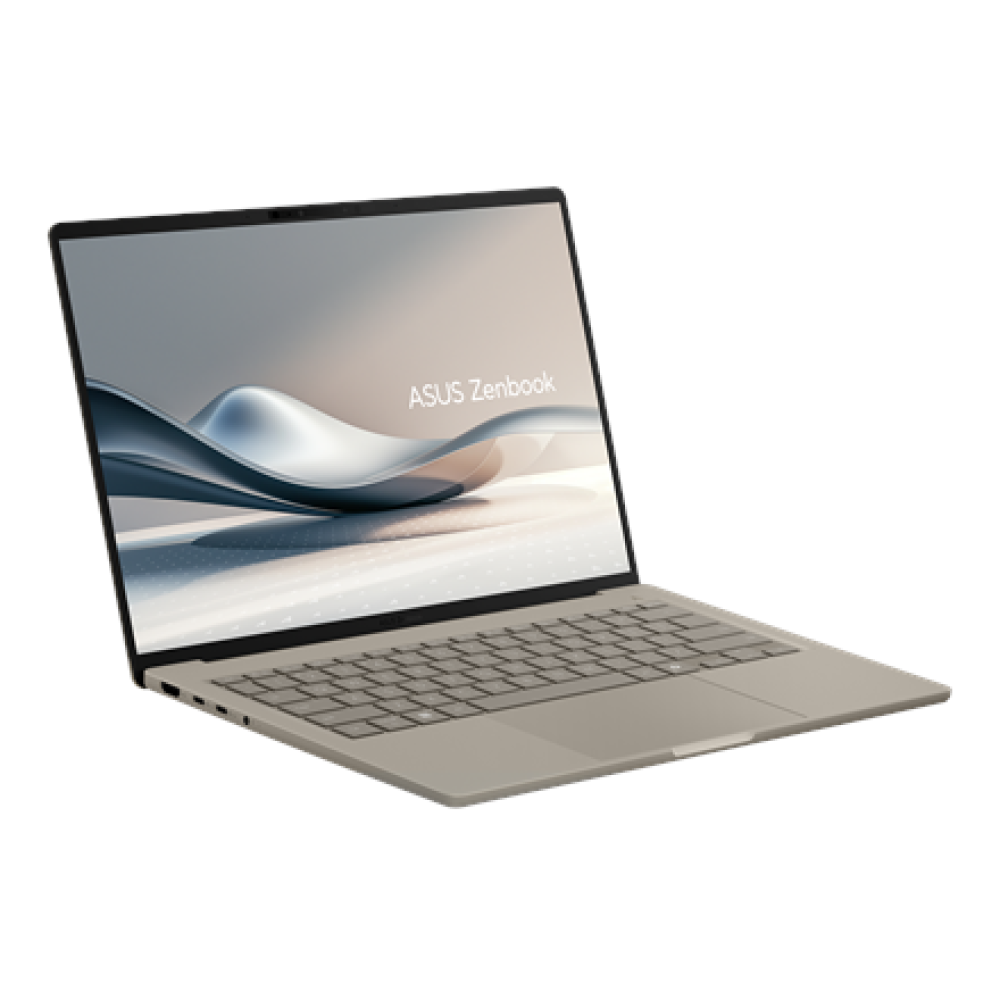 Asus Zenbook A14 UX3407QA-QD202W , Zabriskie Beige , 14 , OLED , WUXGA , 1920 x 1200 pixels , Glossy , Snapdragon X , X1 26 100 , 16 GB , LPDDR5X , Solid-state drive capacity 512 GB , Qualcomm Adreno GPU , Windows 11 Home , 802.11ax , Bluetooth version 5.