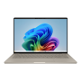 Asus Zenbook A14 UX3407QA-QD202W , Zabriskie Beige , 14 , OLED , WUXGA , 1920 x 1200 pixels , Glossy , Snapdragon X , X1 26 100 , 16 GB , LPDDR5X , Solid-state drive capacity 512 GB , Qualcomm Adreno GPU , Windows 11 Home , 802.11ax , Bluetooth version 5.