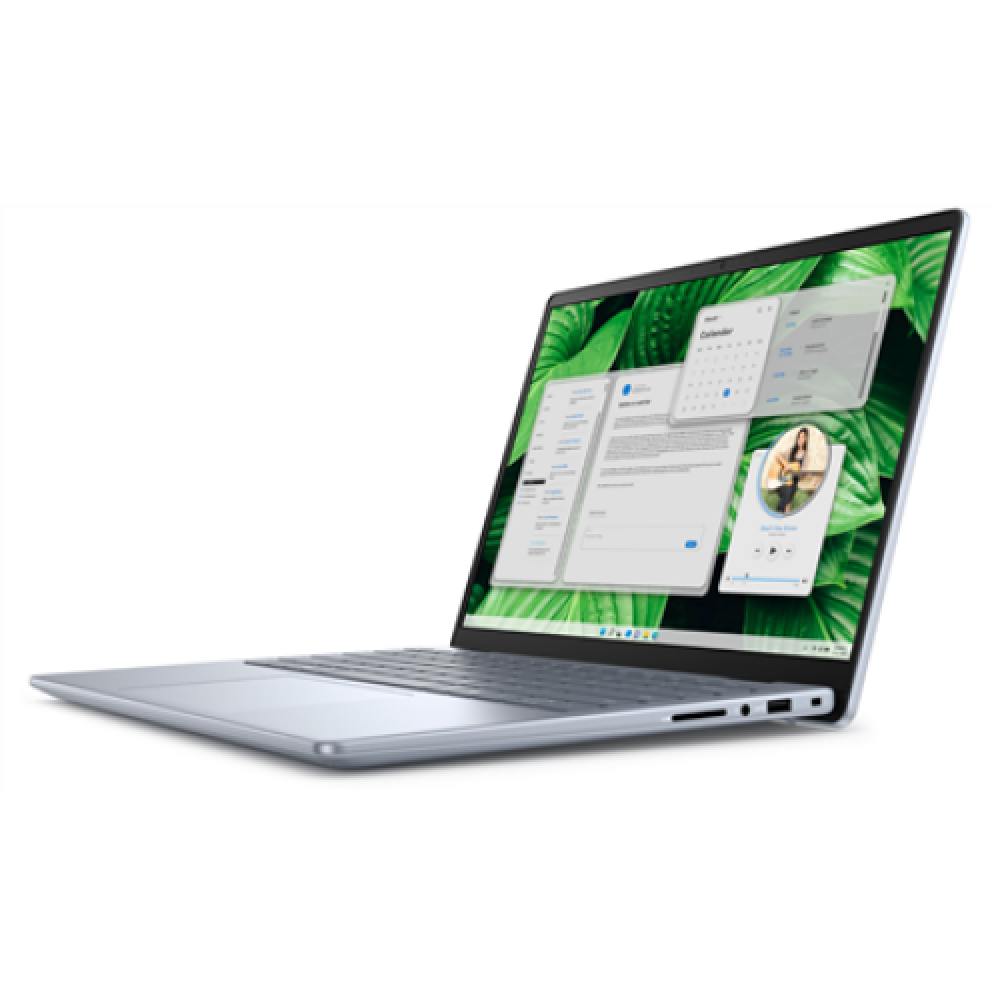 Dell Inspiron 14 5445 , Ice Blue , 14 , WVA , FHD+ , 1920 x 1200 pixels , Anti-glare , AMD Ryzen 7 , 8840U , 16 GB , DDR5 , Solid-state drive capacity 1000 GB , AMD Radeon Graphics , Windows 11 Pro , 802.11ax , Keyboard language English , Keyboard backlit