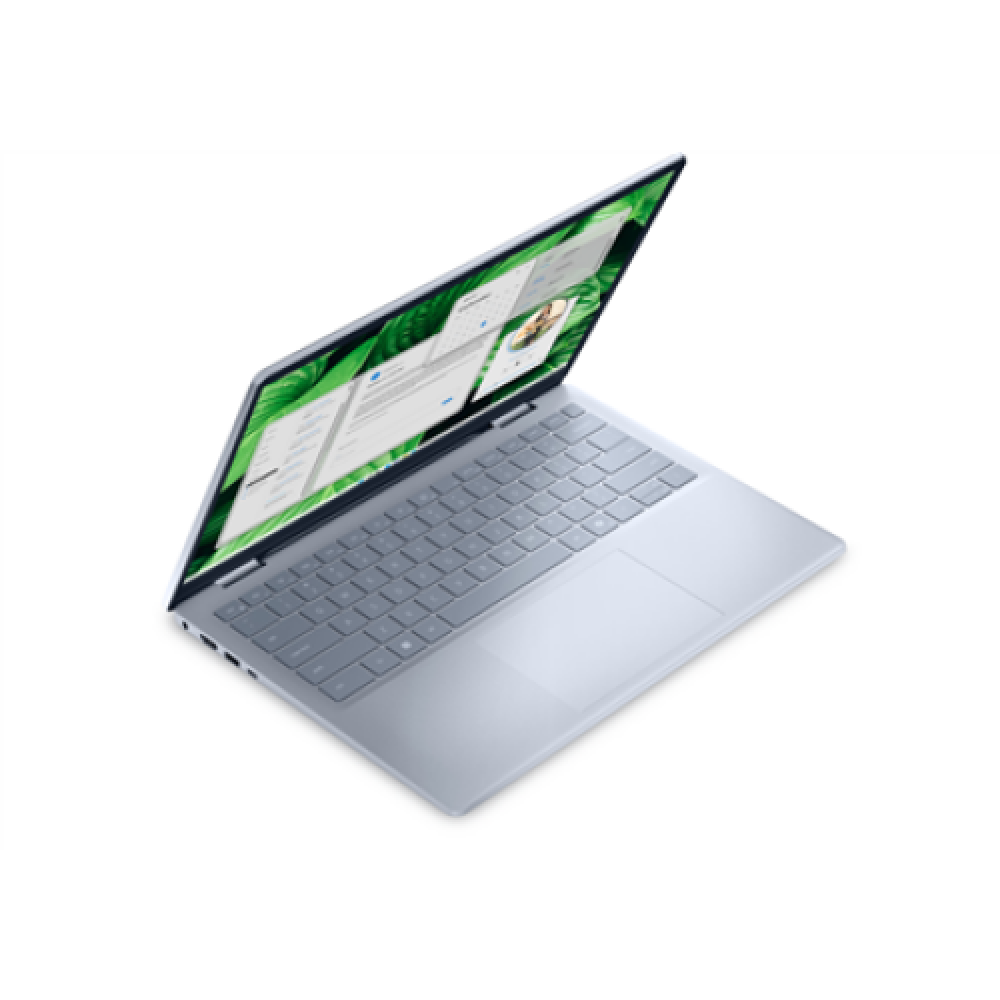 Dell Inspiron 14 5445 , Ice Blue , 14 , WVA , FHD+ , 1920 x 1200 pixels , Anti-glare , AMD Ryzen 7 , 8840U , 16 GB , DDR5 , Solid-state drive capacity 1000 GB , AMD Radeon Graphics , Windows 11 Pro , 802.11ax , Keyboard language English , Keyboard backlit