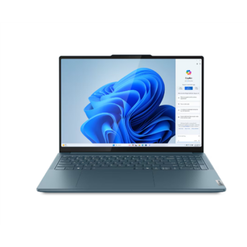 Lenovo , Yoga Pro 9 16IMH9 , Tidal Teal , 16 , 3200 x 2000 pixels , Anti-glare , Intel Core i7 , 155H , 16 GB , Soldered LPDDR5x , Solid-state drive capacity 1000 GB , NVIDIA GeForce RTX 4060 , GDDR6 , 8 GB , Windows 11 Home , 802.11ax , Bluetooth version