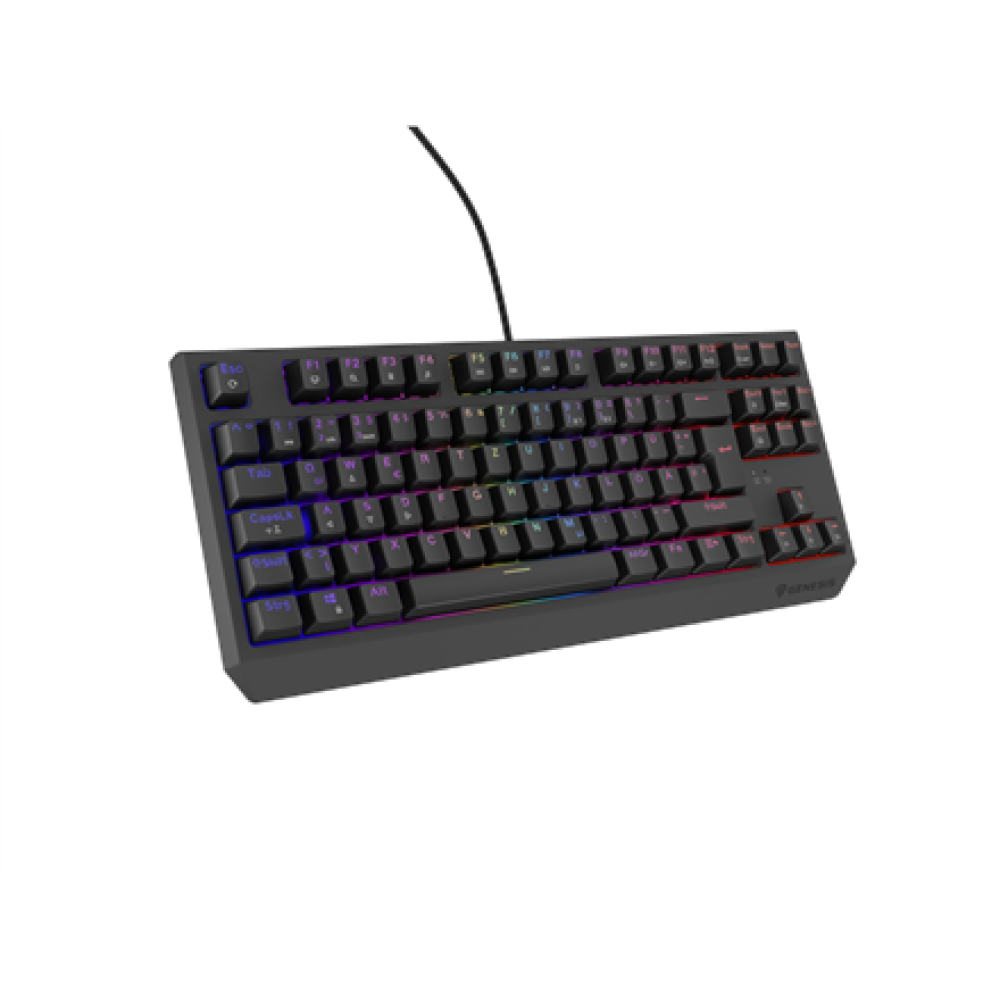 Genesis , THOR 230 , Mechanical Gaming Keyboard , Wired , US , Outemu Brown , Black