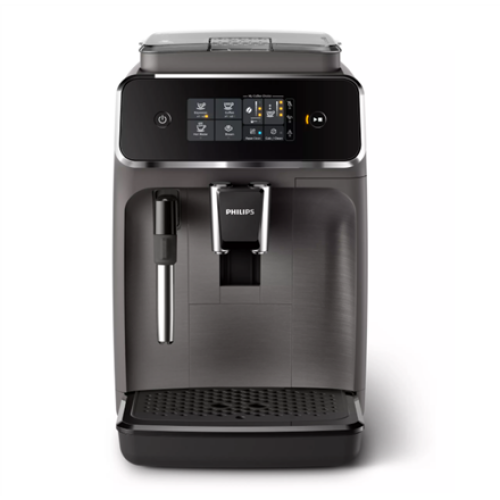 Philips , Espresso Coffee Maker , EP2224/10 , Pump pressure 15 bar , Built-in milk frother , Fully automatic , Kashmir Gray
