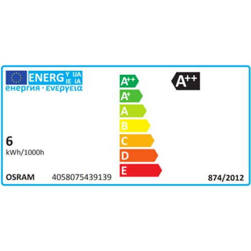 Osram Parathom Classic LED Filament 60 non-dim 6W/827 E14 bulb , E14 , 6 W , Warm White