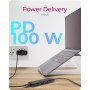 Raidsonic , 4-Port USB 3.2 Gen 2 Hub with Power Delivery , IB-HUB1437-CPD