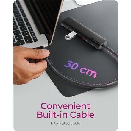 Raidsonic , 4-Port USB 3.2 Gen 2 Hub with Power Delivery , IB-HUB1437-CPD