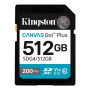 Kingston , Canvas Go! Plus , 512 GB , SD , Flash memory class Class 10, UHS-I, U3, V30