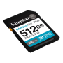 Kingston , Canvas Go! Plus , 512 GB , SD , Flash memory class Class 10, UHS-I, U3, V30