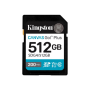 Kingston , Canvas Go! Plus , 512 GB , SD , Flash memory class Class 10, UHS-I, U3, V30