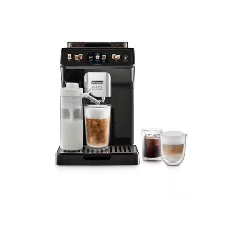 Delonghi Coffee Maker , ECAM450.65.G Eletta Explore , Pump pressure 19 bar , Built-in milk frother , Automatic , 1450 W , Grey
