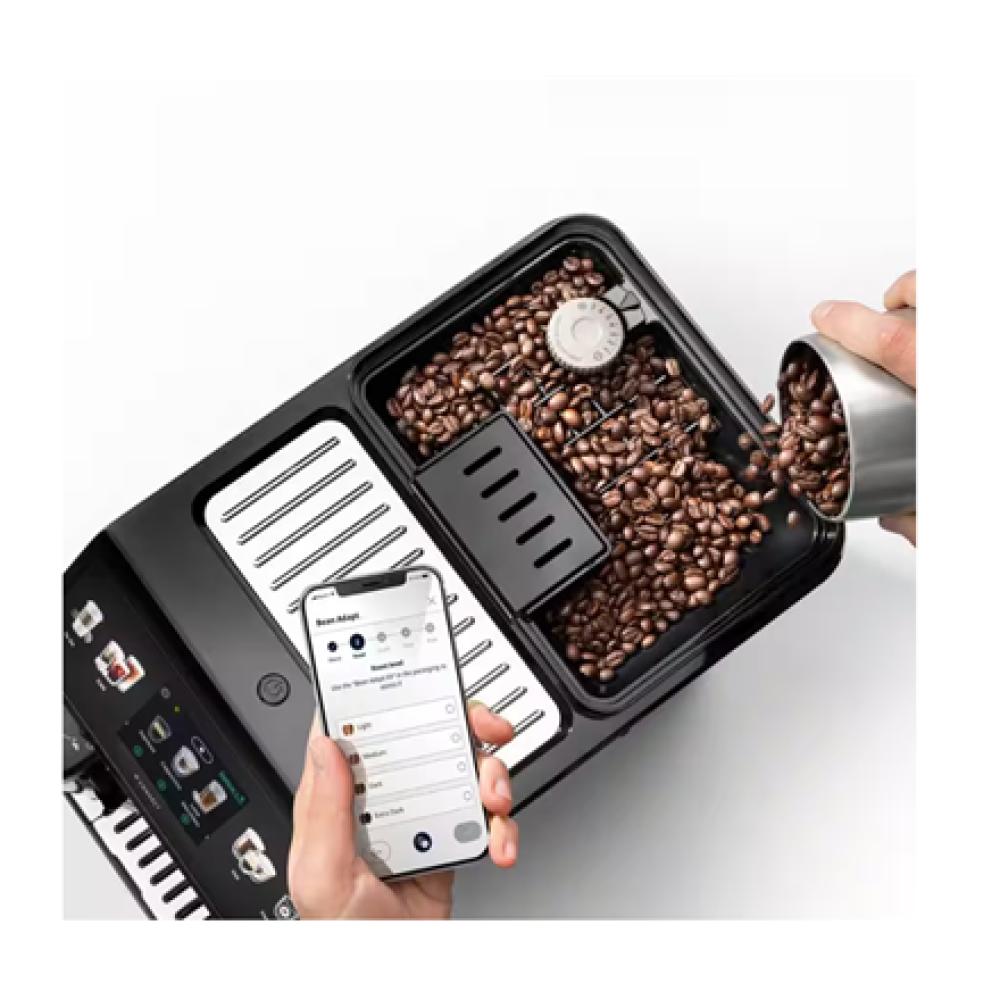 Delonghi Coffee Maker , ECAM450.65.G Eletta Explore , Pump pressure 19 bar , Built-in milk frother , Automatic , 1450 W , Grey