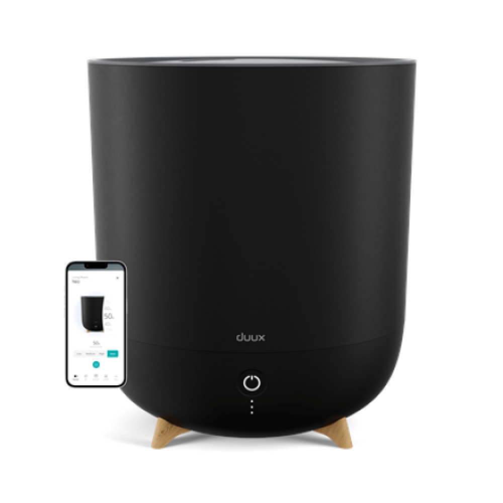 Duux , Smart Humidifier , Neo , Water tank capacity 5 L , Suitable for rooms up to 50 m² , Ultrasonic , Humidification capacity 500 ml/hr , Black