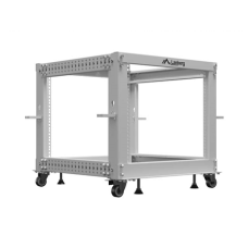 Lanberg Open Rack 19 9U, adjustable , OR01-6109-S , 65.7 x 60 x 57.7 cm , Gray