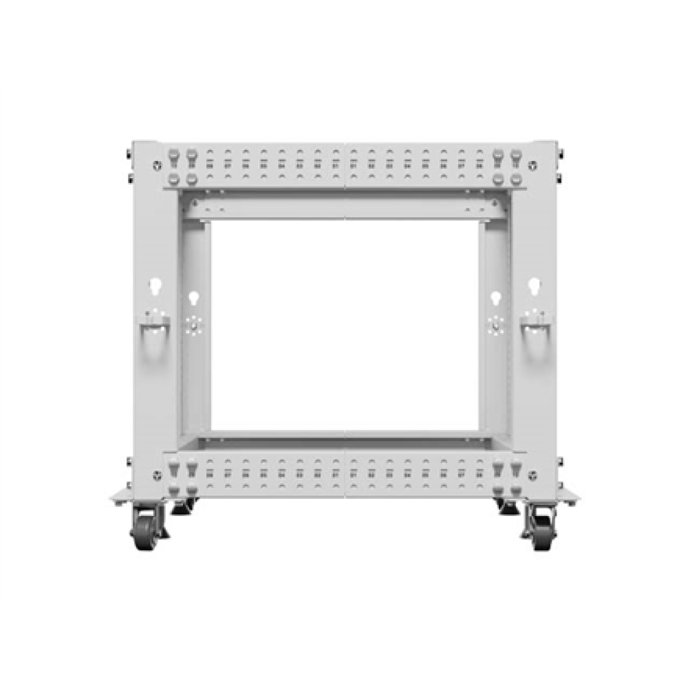 Lanberg Open Rack 19 9U, adjustable , OR01-6109-S , 65.7 x 60 x 57.7 cm , Gray