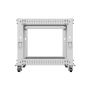 Lanberg Open Rack 19 9U, adjustable , OR01-6109-S , 65.7 x 60 x 57.7 cm , Gray