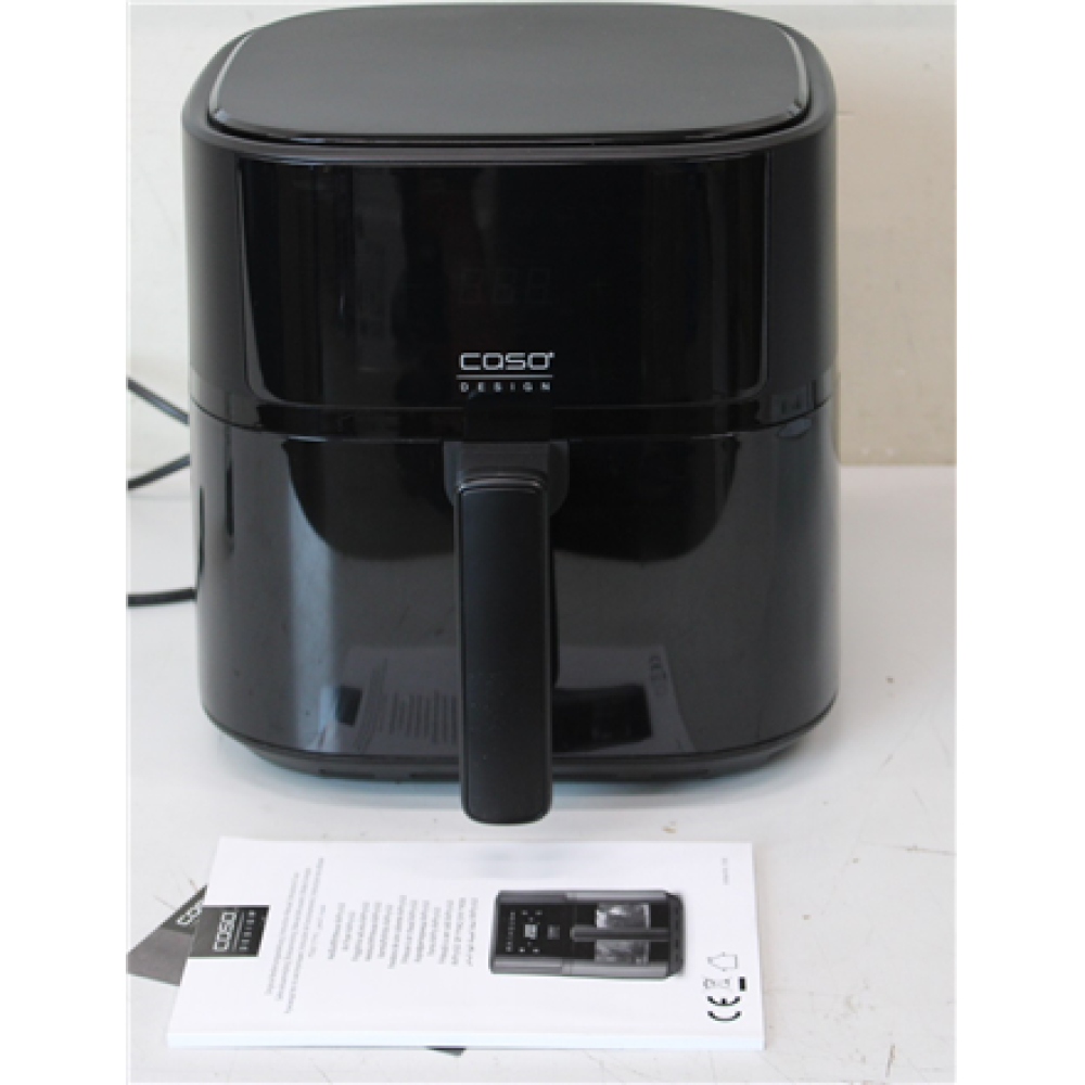 SALE OUT. Caso Designer Air Fryer , AirFry 6.0 , Power 1700 W , Capacity 6 L , Black , UNPACKED, SCRATHED ON FRONT , 24 month(s)