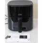 SALE OUT. Caso Designer Air Fryer , AirFry 6.0 , Power 1700 W , Capacity 6 L , Black , UNPACKED, SCRATHED ON FRONT , 24 month(s)