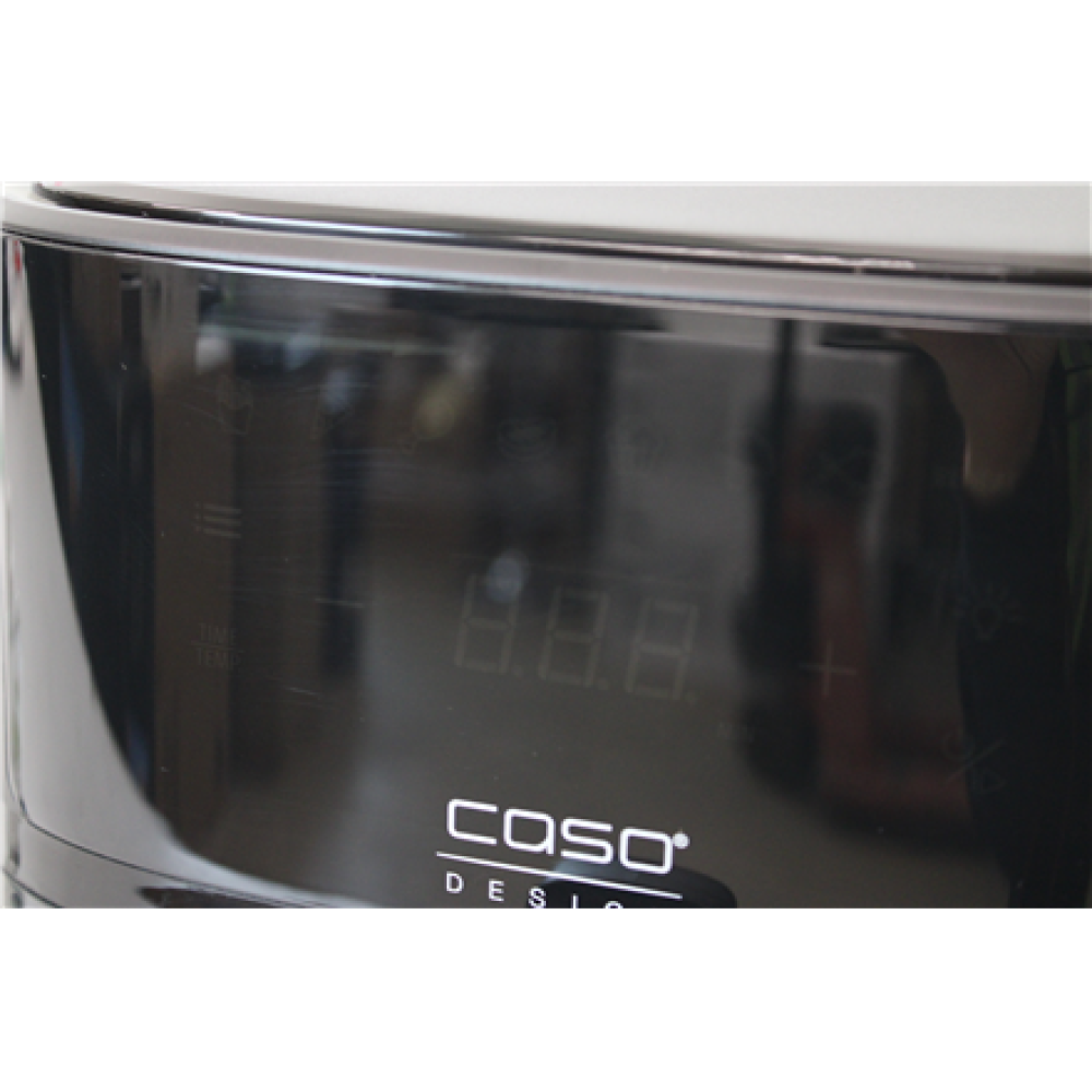 SALE OUT. Caso Designer Air Fryer , AirFry 6.0 , Power 1700 W , Capacity 6 L , Black , UNPACKED, SCRATHED ON FRONT , 24 month(s)