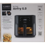 SALE OUT. , Caso Designer Air Fryer , AirFry 6.0 , Power 1700 W , Capacity 6 L , Black , DAMAGED PACKAGING , 24 month(s)