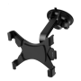 DELTACO Car Tablet Holder Adjustable 360 ° Clamp Black 7.5 A stable bracket with suction plug for mounting on the windshield or on the dashboard; The holder fits most tablets and can be easily adjusted to the desired width; Thanks to rubberized surfaces, 