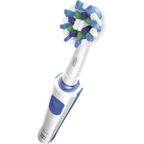 Oral-B Electric Toothbrush PRO 600 3D White Rechargeable For adults Number of brush heads included 1 White/Blue Number of teeth brushing modes 2