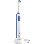 Oral-B Electric Toothbrush PRO 600 3D White Rechargeable For adults Number of brush heads included 1 White/Blue Number of teeth brushing modes 2