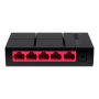 Mercusys , Switch , MS105G , Unmanaged , Desktop , 10/100 Mbps (RJ-45) ports quantity , 1 Gbps (RJ-45) ports quantity , SFP ports quantity , PoE ports quantity , PoE+ ports quantity , Power supply type External , month(s)
