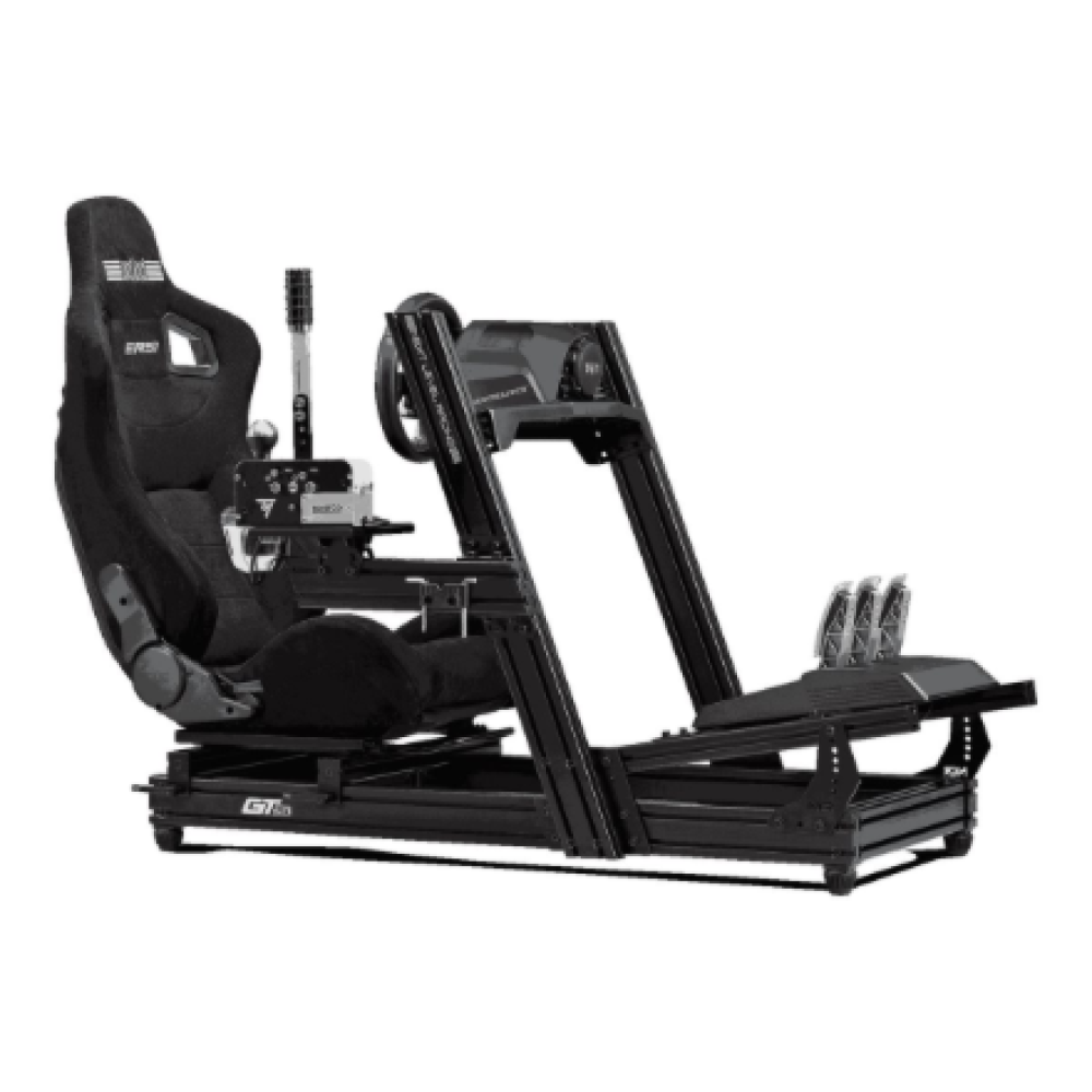 Next Level Racing ERS1 Elite Racing Seat, Leather and Mesh Edition , Black