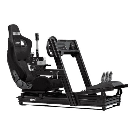 Next Level Racing ERS1 Elite Racing Seat, Leather and Mesh Edition , Black