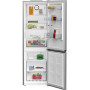 BEKO Refrigerator , B1RCNA364XB , Energy efficiency class E , Free standing , Combi , Height 186.5 cm , No Frost system , Fridge net capacity 210 L , Freezer net capacity 106 L , 37 dB , Grey