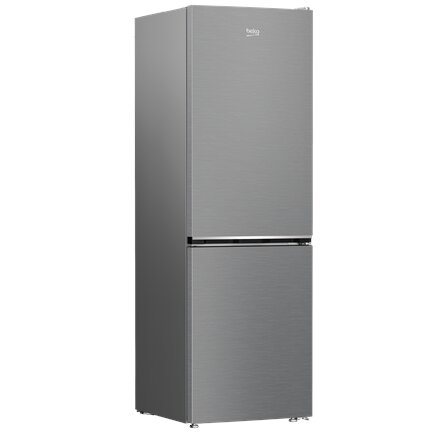 BEKO Refrigerator , B1RCNA364XB , Energy efficiency class E , Free standing , Combi , Height 186.5 cm , No Frost system , Fridge net capacity 210 L , Freezer net capacity 106 L , 37 dB , Grey