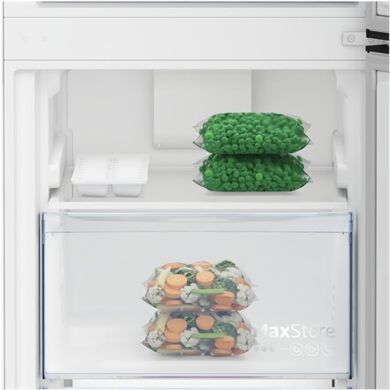 BEKO Refrigerator , B1RCNA364XB , Energy efficiency class E , Free standing , Combi , Height 186.5 cm , No Frost system , Fridge net capacity 210 L , Freezer net capacity 106 L , 37 dB , Grey