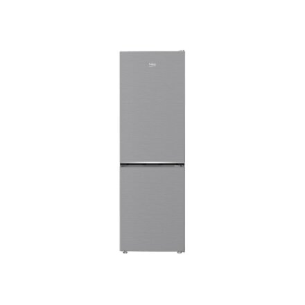 BEKO Refrigerator , B1RCNA364XB , Energy efficiency class E , Free standing , Combi , Height 186.5 cm , No Frost system , Fridge net capacity 210 L , Freezer net capacity 106 L , 37 dB , Grey