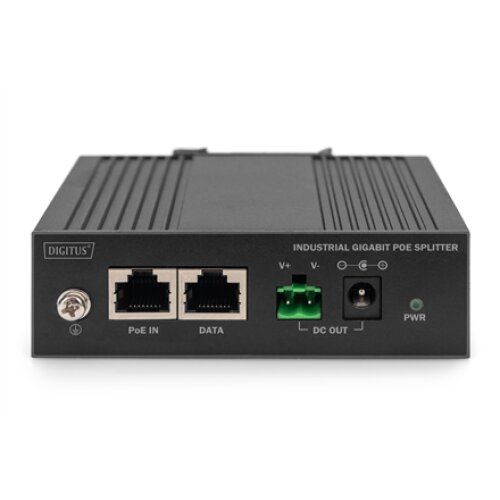 Digitus , Gigabit Ethernet PoE Splitter, Industrial, 60W