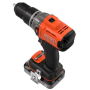BLACK & DECKER , Cordless Drill Driver , BCD383D1XK-QW , 18 V , 2.0 Ah , Lithium