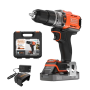BLACK & DECKER , Cordless Drill Driver , BCD383D1XK-QW , 18 V , 2.0 Ah , Lithium