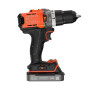 BLACK & DECKER , Cordless Drill Driver , BCD383D1XK-QW , 18 V , 2.0 Ah , Lithium