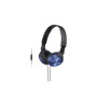 Sony , ZX series , MDR-ZX310AP , Wired , On-Ear , Blue