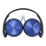 Sony , MDR-ZX310AP , ZX series , Wired , On-Ear , Blue