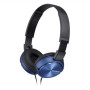 Sony , ZX series , MDR-ZX310AP , Wired , On-Ear , Blue