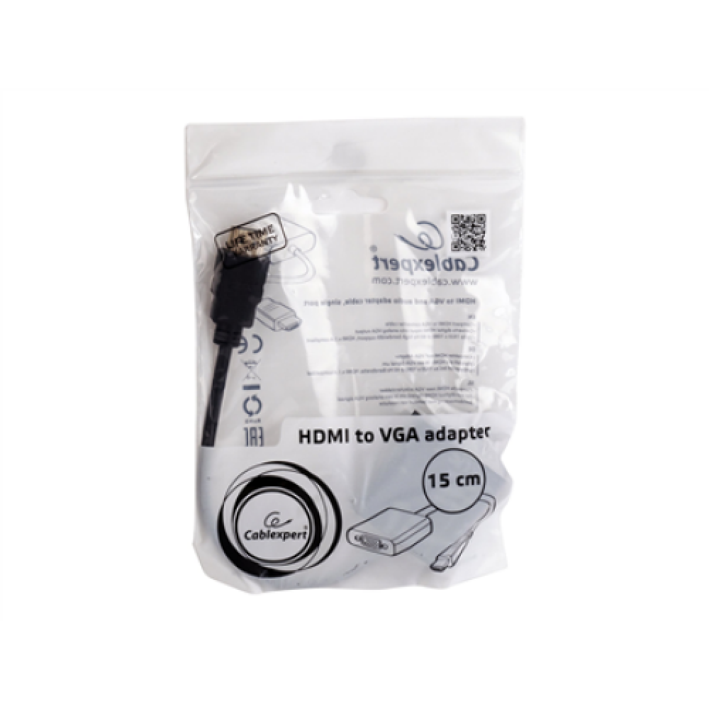 Cablexpert , HDMI to VGA and audio adapter cable