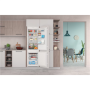 INDESIT , INC18 T111 , Refrigerator , Energy efficiency class F , Built-in , Combi , Height 177 cm , No Frost system , Fridge net capacity 182 L , Freezer net capacity 68 L , 34 dB , White