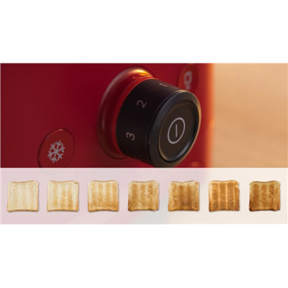 Bosch Compact Toaster , TAT3M124 MyMoment , Number of slots 2 , Housing material Plastic , Red