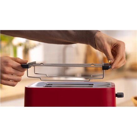 Bosch Compact Toaster , TAT3M124 MyMoment , Number of slots 2 , Housing material Plastic , Red