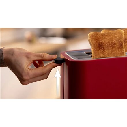 Bosch Compact Toaster , TAT3M124 MyMoment , Number of slots 2 , Housing material Plastic , Red