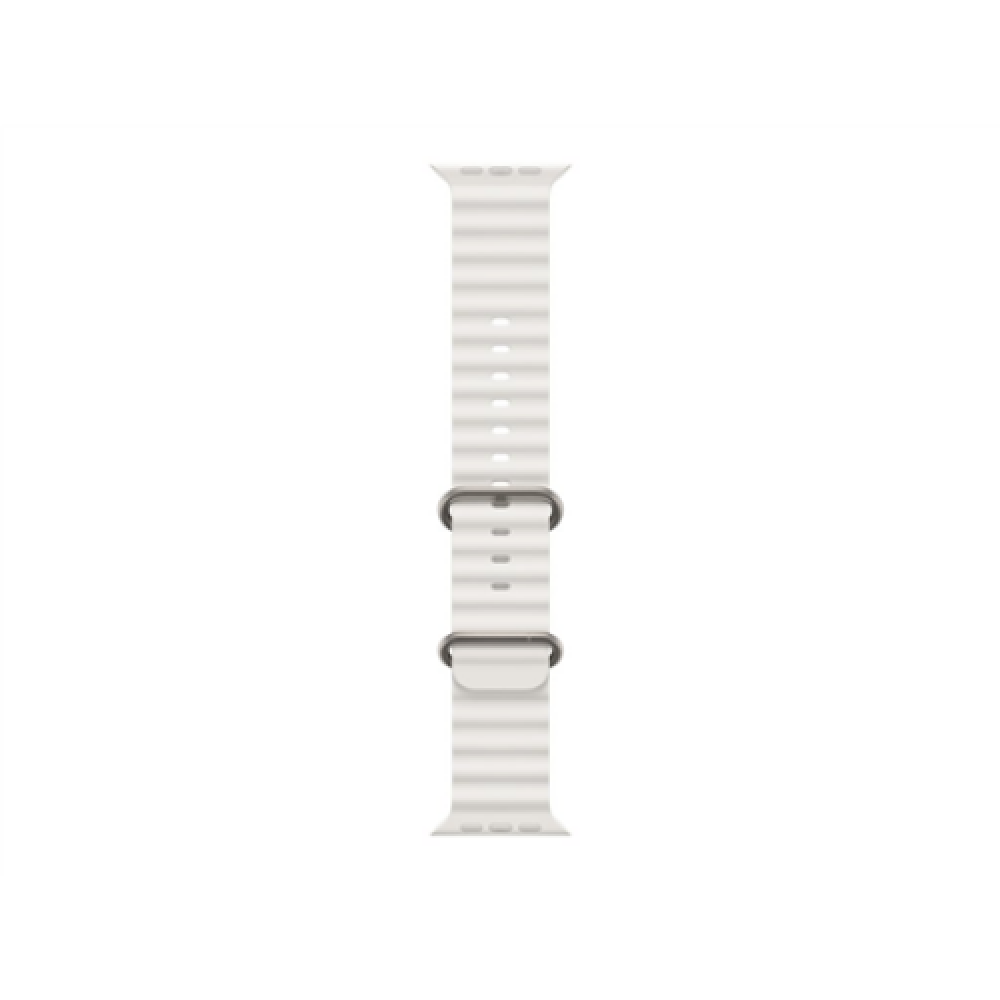 Apple , Ocean Band , 49 , White , Fluoroelastomer , Strap fits 130–200mm wrists