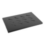 Lanberg 19 fixed shelf 1U/486x270mm, max load capacity up to 120kg , AK-1001-B , Black