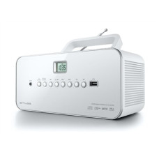 Muse , M-28RDW , Portable radio CD/MP3 Player with USB , White