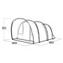 Easy Camp Tent , Skarvan 4 , 4 person(s) , Blue