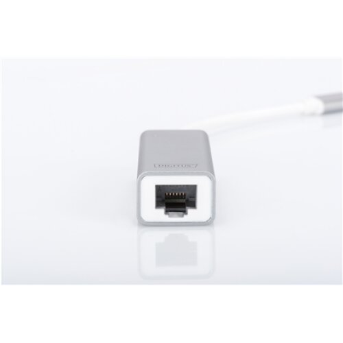Digitus , USB Type C 3.0 Gigabit Ethernet Adapter 10/100/1000 Mbps , DN-3024 , USB Type-C to RJ45